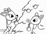 Clarice the Reindeer Coloring Page 21 Clarice the Reindeer Coloring Page