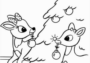 Clarice the Reindeer Coloring Page 21 Clarice the Reindeer Coloring Page