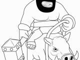 Clash Of Clans Coloring Pages Hog Rider Learn How to Draw Hog Rider From Clash Of the Clans Clash