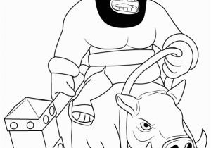 Clash Of Clans Coloring Pages Hog Rider Learn How to Draw Hog Rider From Clash Of the Clans Clash