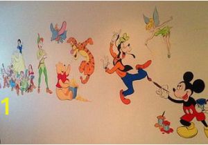 Classic Pooh Wall Mural Disney Mickey Mouse Clubhouse and Winnie the Pooh Wall