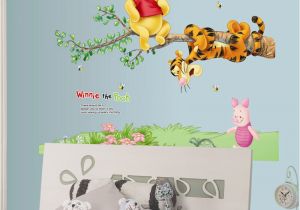 Classic Pooh Wall Mural Tapeten & Zubehör Christmas T Disney Wallpaper Mural for