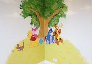 Classic Pooh Wall Mural Winnie the Pooh and Friends Corner Feature Wall Mural