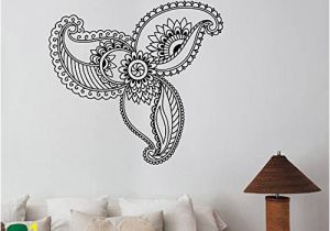 Classic Winnie the Pooh Wall Mural Amazon Henna Paisley Flower Wall Sticker Mehndi Floral