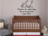 Classic Winnie the Pooh Wall Mural sometimes the Smallest Things Take Up the Most Room In Your Heart Wall Decal Baby Nursery Wall Decal Crib Decals Nursery Decor 031