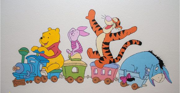 Classic Winnie the Pooh Wall Mural Wandgestaltung Mit Winnie Puuh Und Seinen Freunden