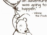 Classic Winnie the Pooh Wall Murals Classic Pooh Wall Decal Adventure Quote by Wildgreenrose On