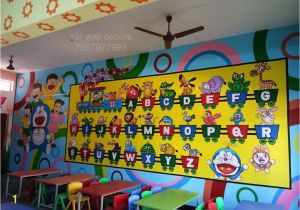 Classroom Wall Mural Ideas 3dwallpainting for Play School Wall Painting for Pre