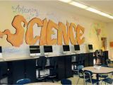 Classroom Wall Mural Ideas Science Wall Mural Graphic Design