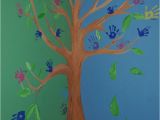 Classroom Wall Mural Ideas Trees Handprint Tree Mural Project Fun