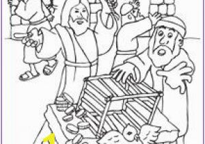 Cleansing the Temple Coloring Page 352 Best Bible Pages to Color Images