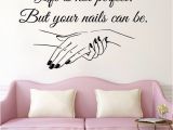 Clearance Wall Murals Nail Salon Quote Vinyl Wall Sticker Nail Art Polish Wall Mural