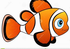 Clown Fish Coloring Pages Baby Clown Fish Vector Illustration Stock