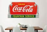 Coca Cola Wall Murals Drink Coca Cola Fountain Service Taps Wall Decal Deco Style