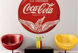 Coca Cola Wall Murals Pause Coca Cola Wings Red Disc Metal Signs 1930s Grunge