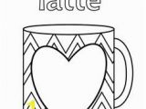 Coffee Mug Coloring Page Free Coloring Page Coffee Cup Kids Activities Pinterest