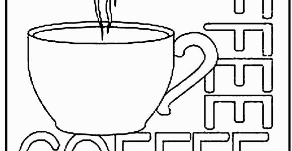 Coffee Mug Coloring Page Free Coloring Page Coffee Cup Kids Activities Pinterest