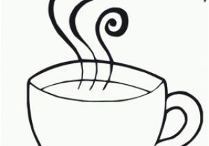 Coffee Mug Coloring Page Hot Chocolate Mug Coloring Page