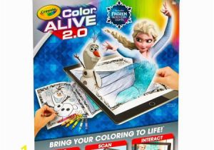 Color Alive 2.0 Free Pages Crayola Color Alive 2 0 Frozen Coloring Book Set with App