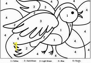 Color by Number Coloring Pages Easy Color by Number Bird