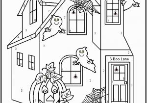 Color by Number Coloring Pages for Halloween 19 Eerie Halloween Color by Number Printable Pages for