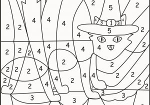 Color by Number Coloring Pages for Halloween 19 Eerie Halloween Color by Number Printable Pages for