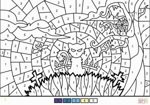Color by Number Coloring Pages for Halloween Color by Number Coloring Pages for Halloween