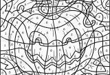 Color by Number Coloring Pages for Halloween Color by Number Halloween Pumpkin Stock Illustration