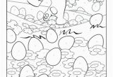 Color by Number Easter Coloring Pages Easter Color by Number Page with Images