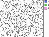 Color by Number Flower Coloring Pages Coloring Pages Cool Designs Color by Number with Images