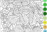 Color by Number Flower Coloring Pages Nicole S Free Coloring Pages Color by Numbers