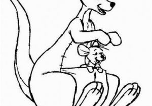 Color by Number Kangaroo Coloring Page Disney Cartoons Kanga and Roo From Winnie Pooh Coloring
