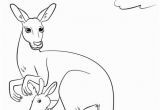 Color by Number Kangaroo Coloring Page Letter K is for Kangaroo Preschool Coloring Page Free