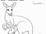 Color by Number Kangaroo Coloring Page Letter K is for Kangaroo Preschool Coloring Page Free