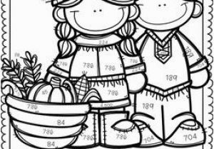 Color by Number Thanksgiving Coloring Pages Place Value Thanksgiving Color by Number Sheets 3nbt 2 1