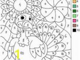 Color by Number Turkey Coloring Sheet 17 Best Color by Number Images