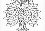 Color by Number Turkey Coloring Sheet Spanish Printable Coloring Pages