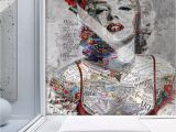 Color by Number Wall Mural Pop Art Wallpaper Marilyn Monroe Wall Mural Typographie Wall