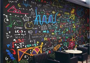 Color by Number Wall Mural Us $8 84 Off Color Chalk Math formula Blackboard Background Wall Professional Making Mural Custom Photo Wallpaper In Fabric & Textile