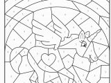 Color Coded Coloring Pages Kindergarten Free Printable Magical Unicorn Colour by Numbers Activity for Kids