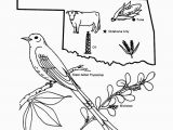 Colorado State Bird Coloring Page Oklahoma State Outline Coloring Page Free Worksheets