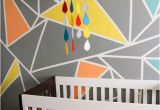 Colorful Mural Ideas Archer S Colorful Nursery with Geometric Elements