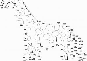 Coloring Dot to Dot Pages Giraffe Dot to Dot Free Printable Coloring Pages
