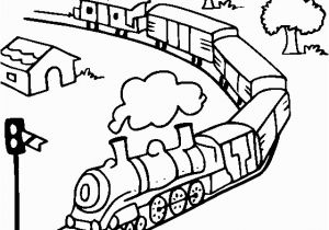 Coloring Image Of A Train toy Train Line Coloring Page