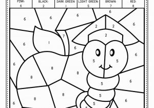 Coloring Math Pages 1st Grade Back to School Color by Number Math Worksheets and