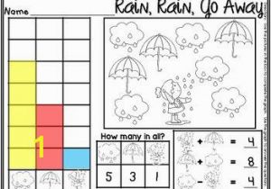 Coloring Number Of A Graph Rain Rain Go Away Color Count Graph Add & Subtract