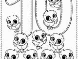 Coloring Number Pages for Kindergarten Number 10 Preschool Printables Free Worksheets and