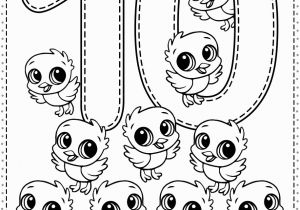 Coloring Number Pages for Kindergarten Number 10 Preschool Printables Free Worksheets and