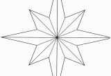 Coloring Page Christmas Star Hopemore Eight Point Star Template