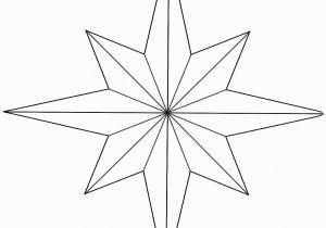 Coloring Page Christmas Star Hopemore Eight Point Star Template